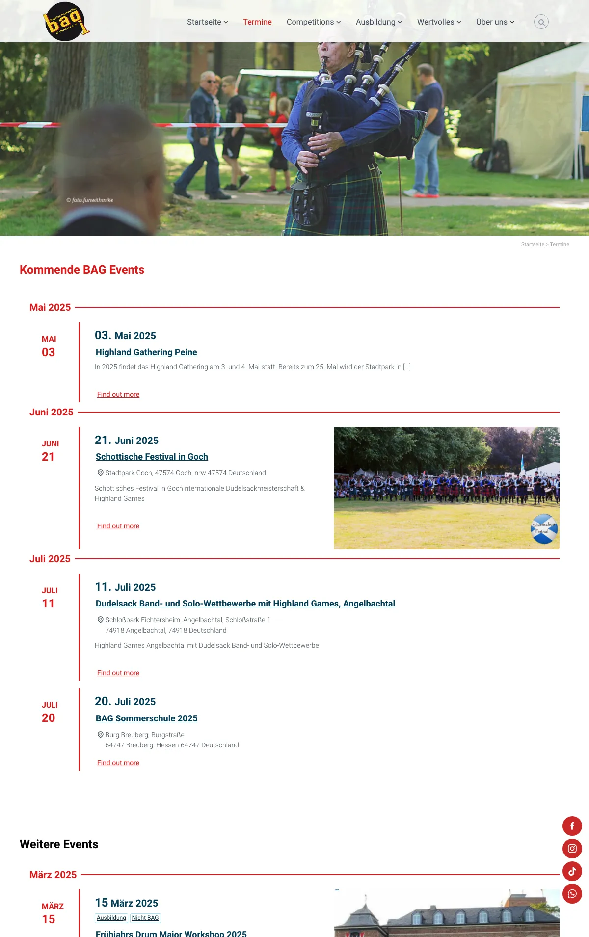 International Highland Games Angelbachtal