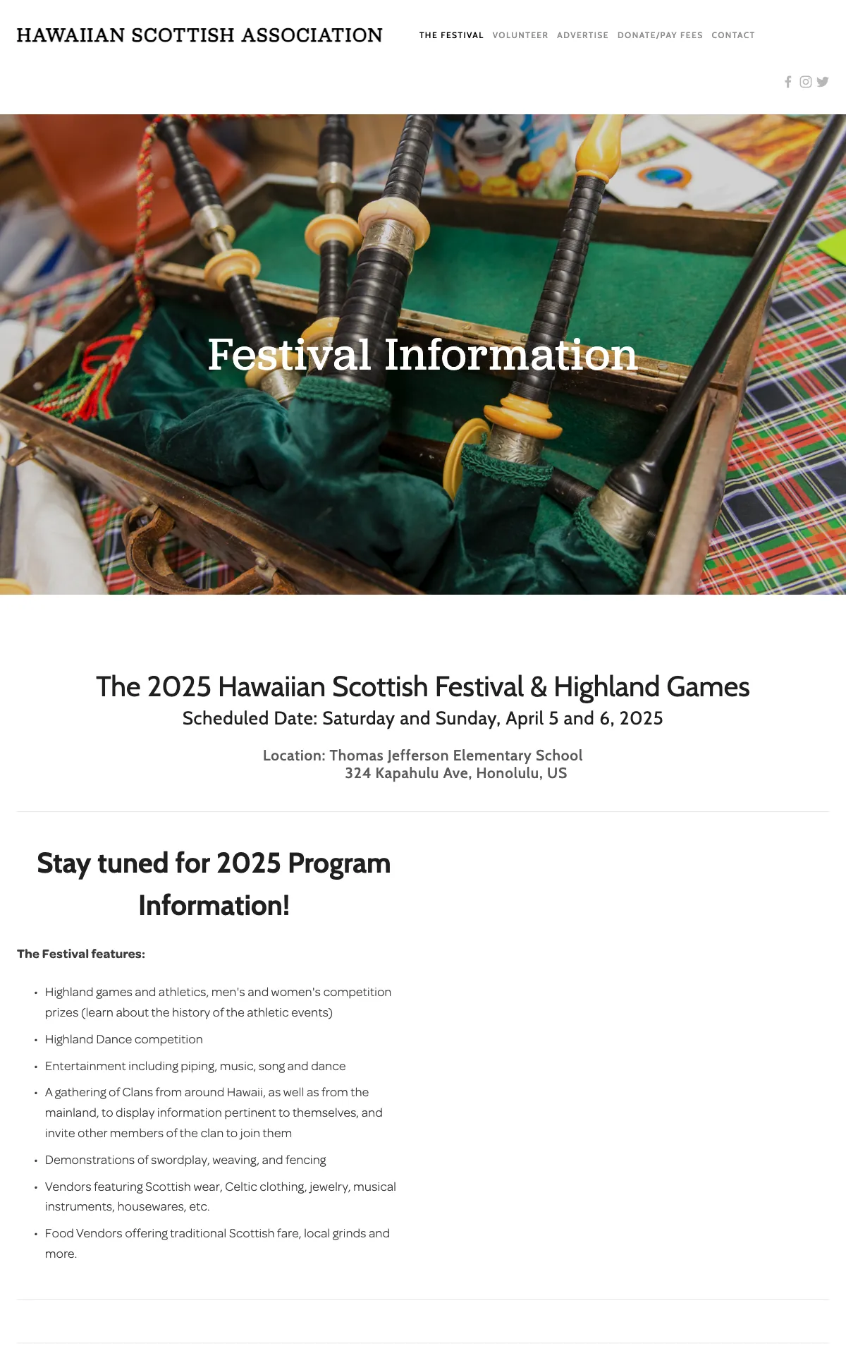 Hawaiian Scottish Festival & Highland Games