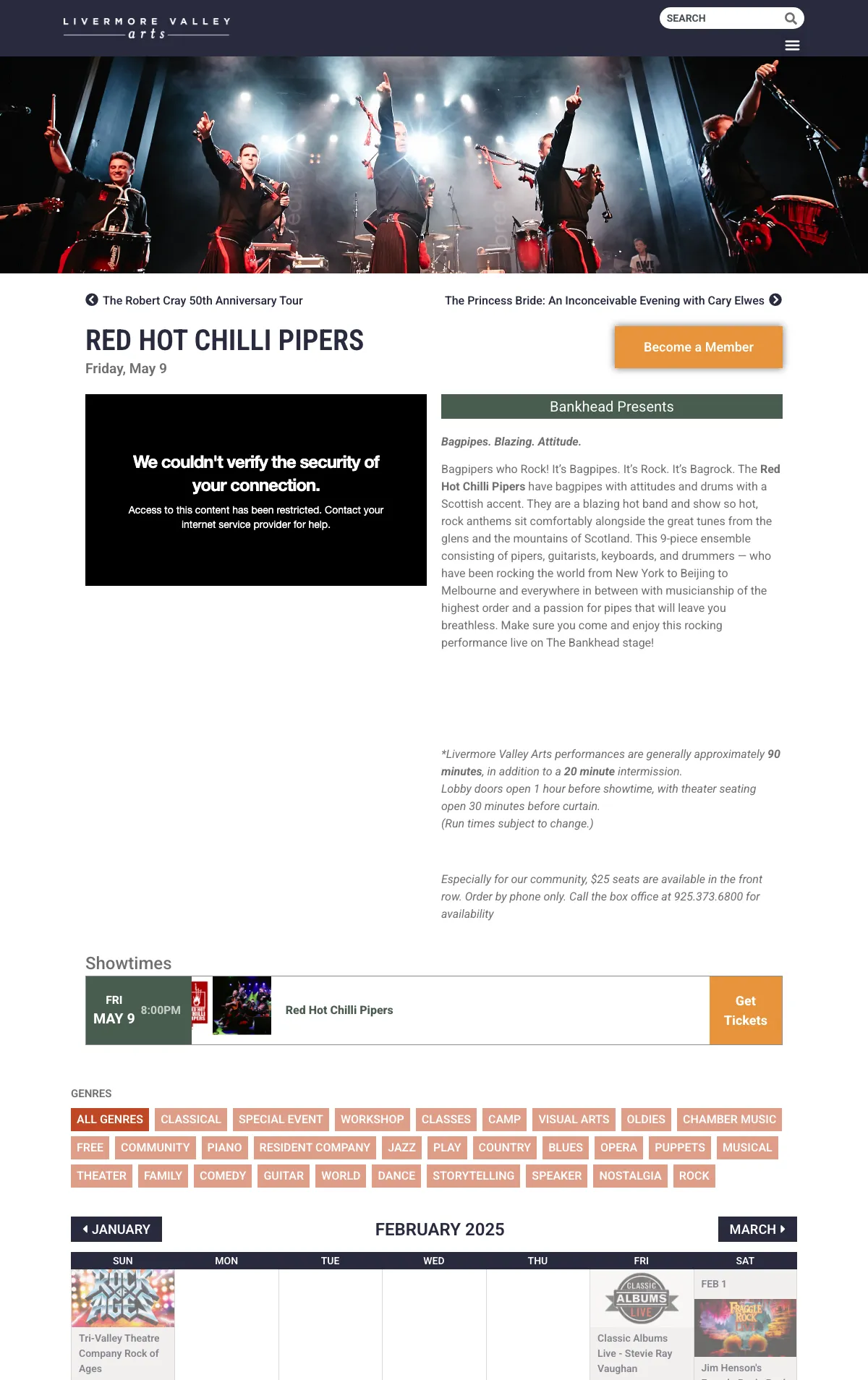 Red Hot Chilli Pipers Concert