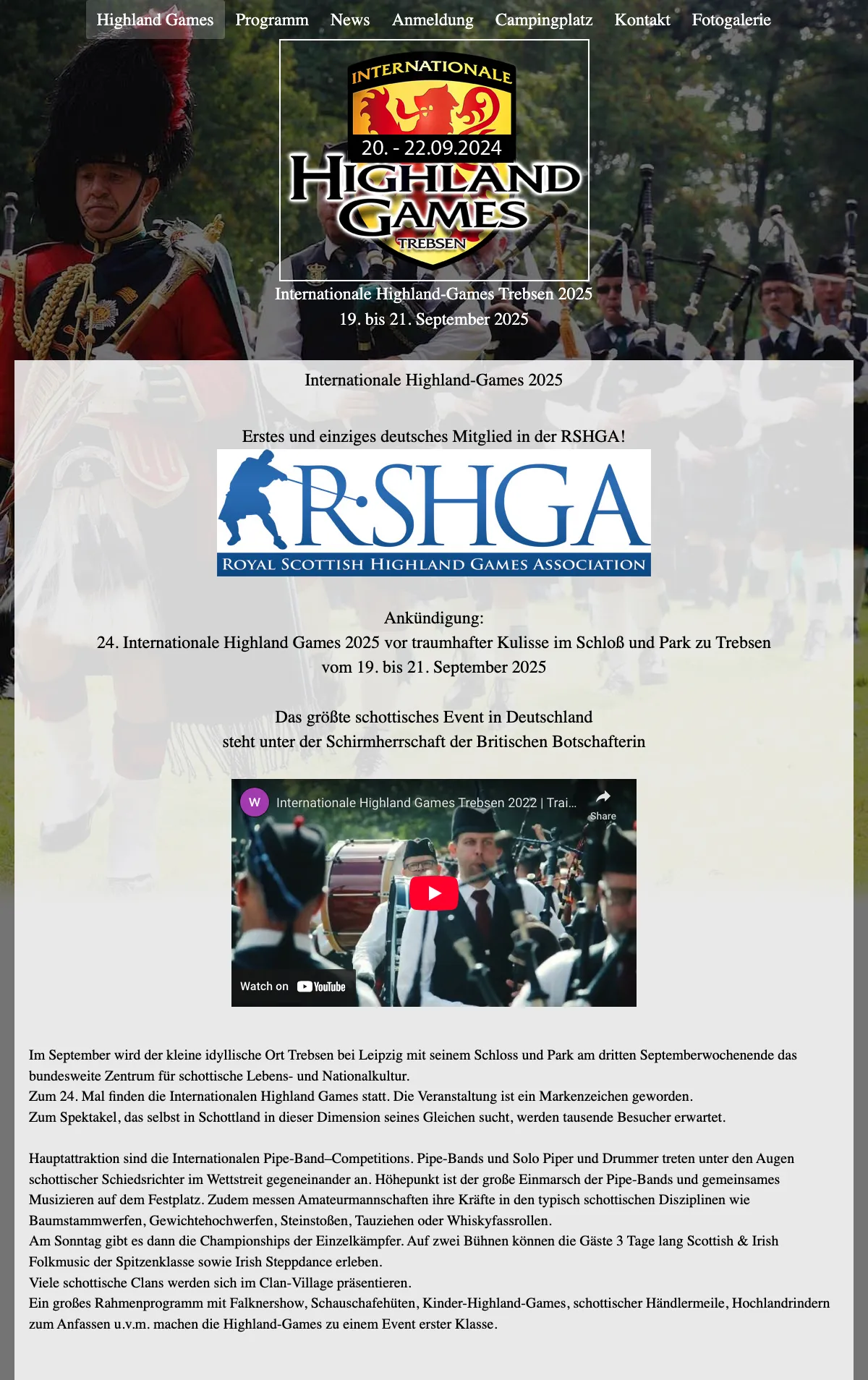 Internationale Highland Games Trebsen 2025