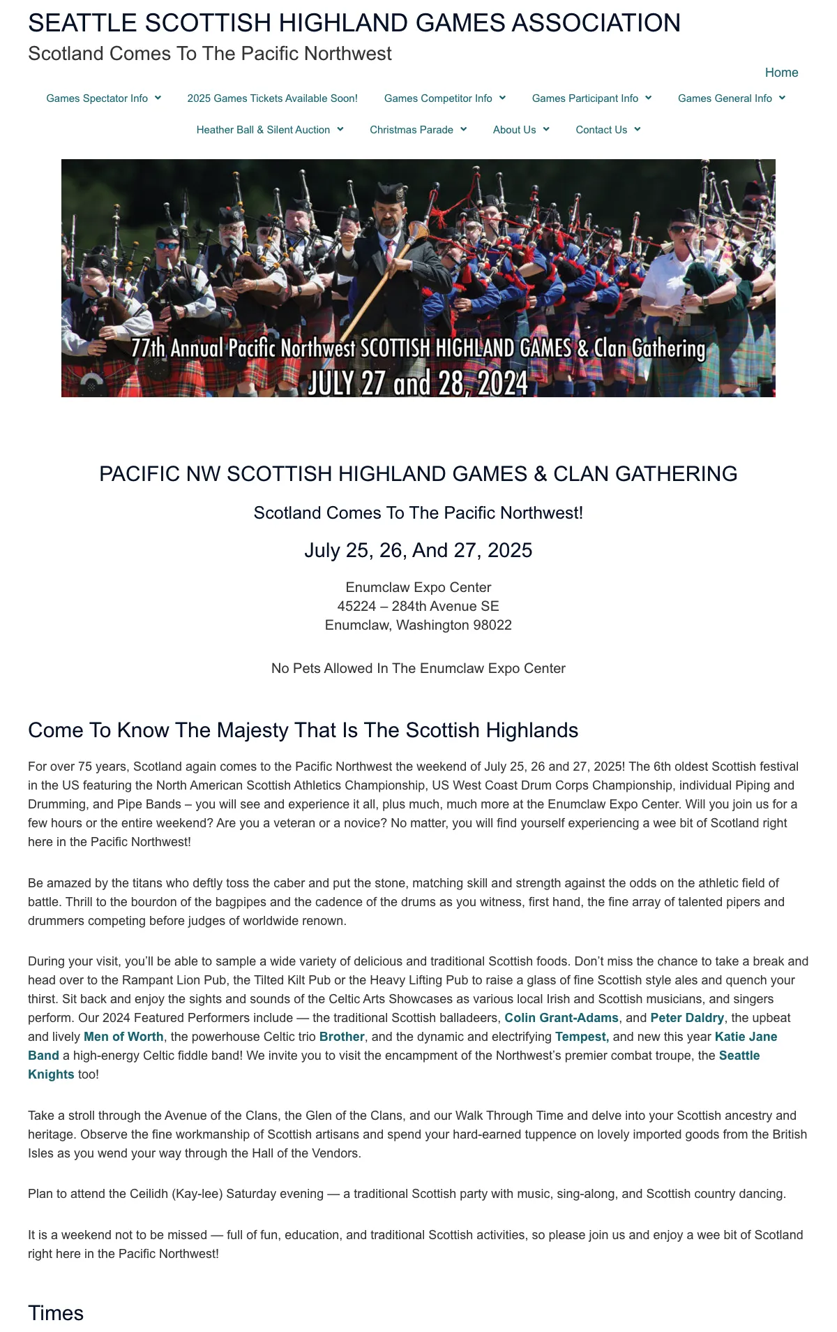 Seattle Scottish Highland Games