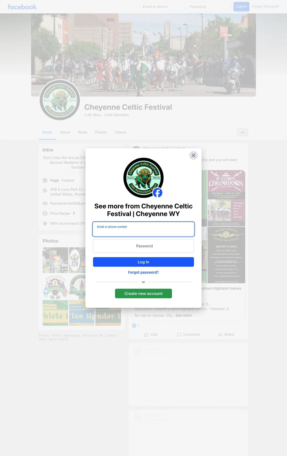 Cheyenne Celtic Festival