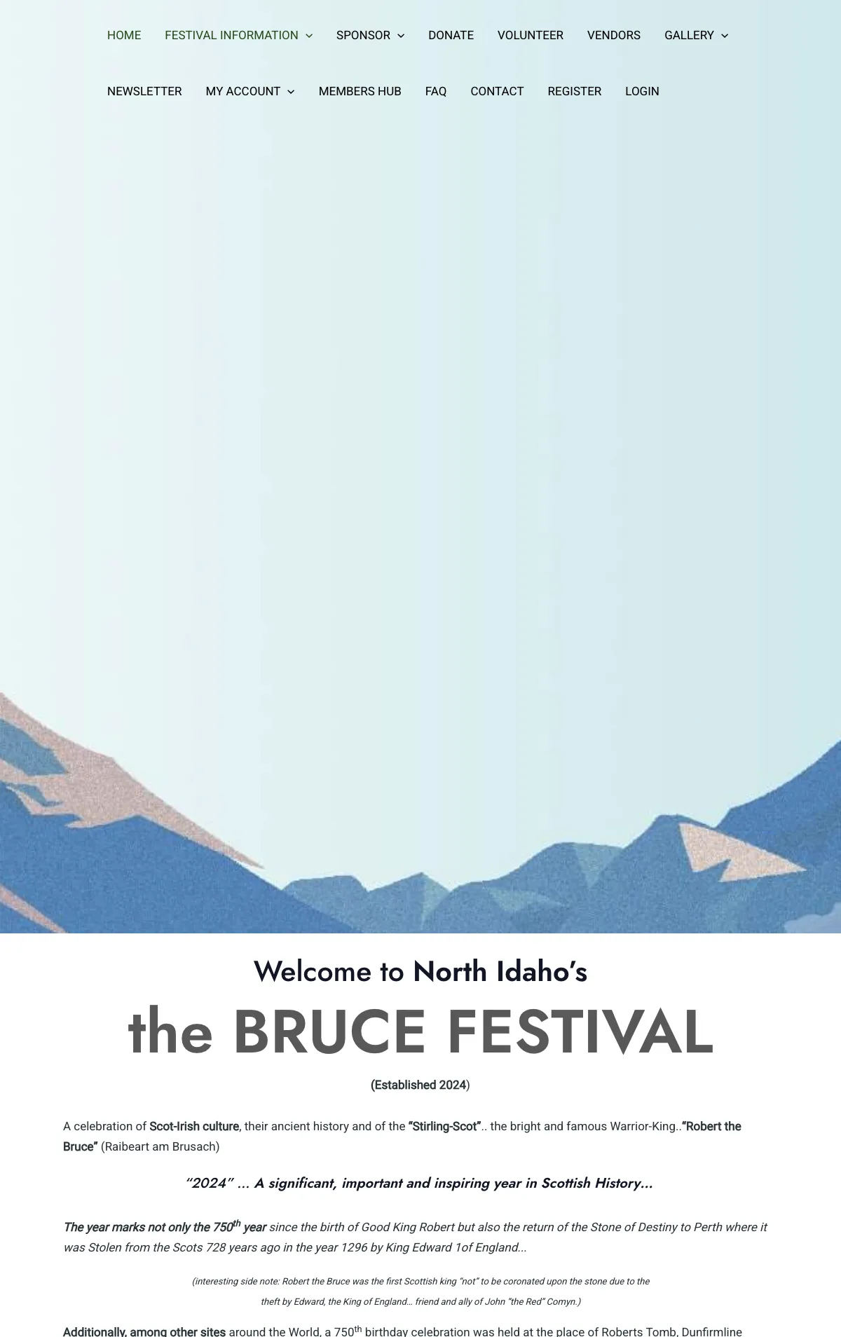 The Bruce Festival – A Scottish Tale